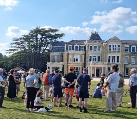 Coldeast Mansion with some attendees